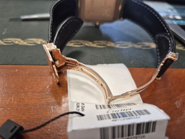 Cartier Santos grand modele or rose 750 full set – Image 3