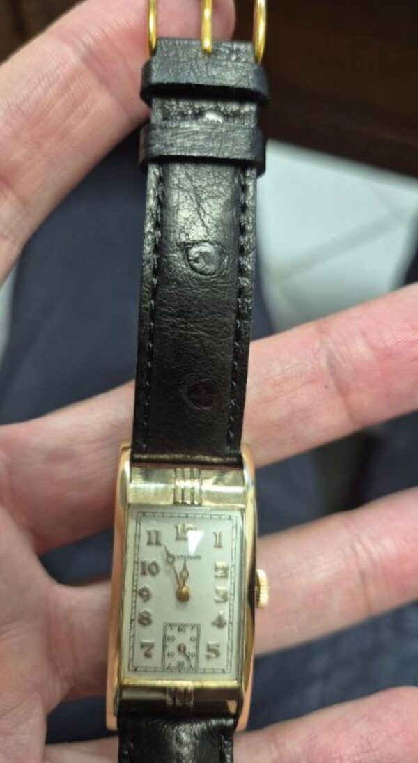 Blancpain Art Deco Mécanique année 1930 Rare OR 14K – Image 4