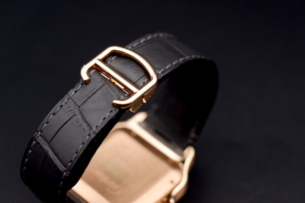 Cartier Santos grand modele or rose 750 full set – Image 6