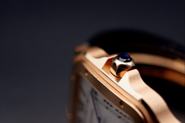 Cartier Santos grand modele or rose 750 full set – Image 7