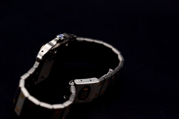 Cartier Santos Carree Auto Or/Ac très bon état – Image 9