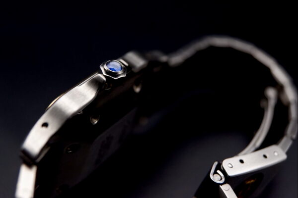 Cartier Santos Carree Auto Or/Ac très bon état – Image 8