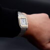Cartier Santos Carree Auto Or/Ac très bon état – Image 2