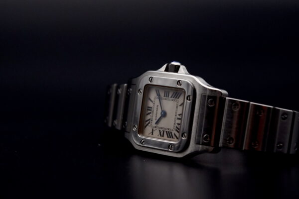 Cartier Santos Galbée Ladies Quartz White Dial 1565 Full set – Image 2