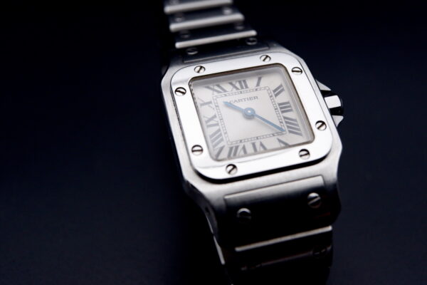 Cartier Santos Galbée Ladies Quartz White Dial 1565 Full set – Image 3