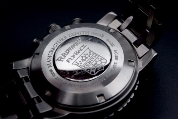 Zenith El Primero Rainbow Flyback jamais portée NOS – Image 3