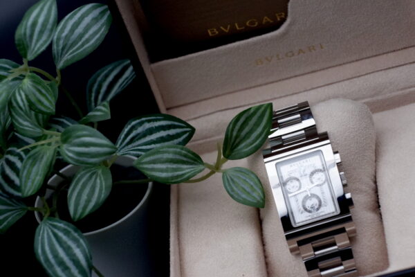 Bulgari Rettangolo full set jamais portée – Image 10