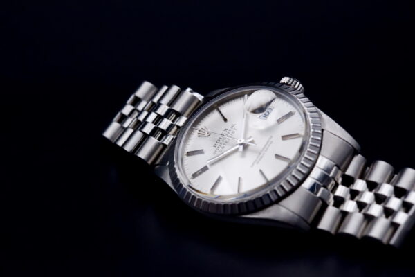 Rolex Datejust 36 argent Bracelet métal