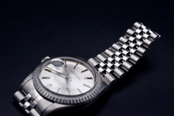 Rolex Datejust 36 argent Bracelet métal – Image 5