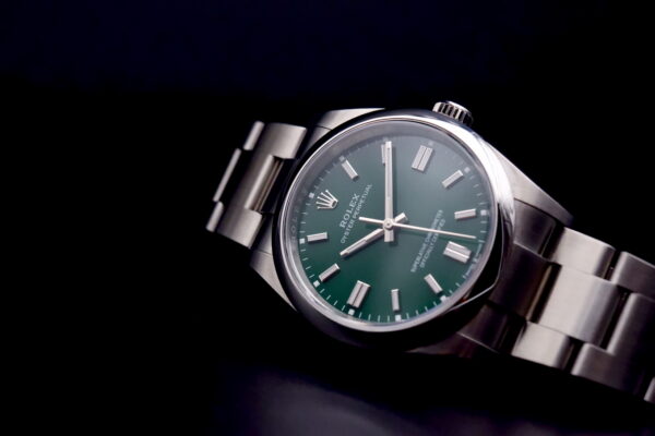 Rolex Oyster Perpetual Cadran Vert Full Set – Image 2