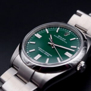 Rolex Oyster Perpetual Cadran Vert Full Set
