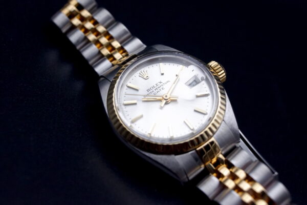 Rolex Lady Datejust Or/Acier Cadran Argent – Image 8
