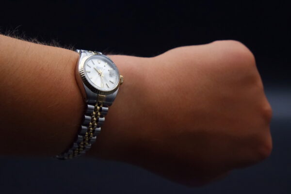 Rolex Lady Datejust Or/Acier Cadran Argent – Image 7
