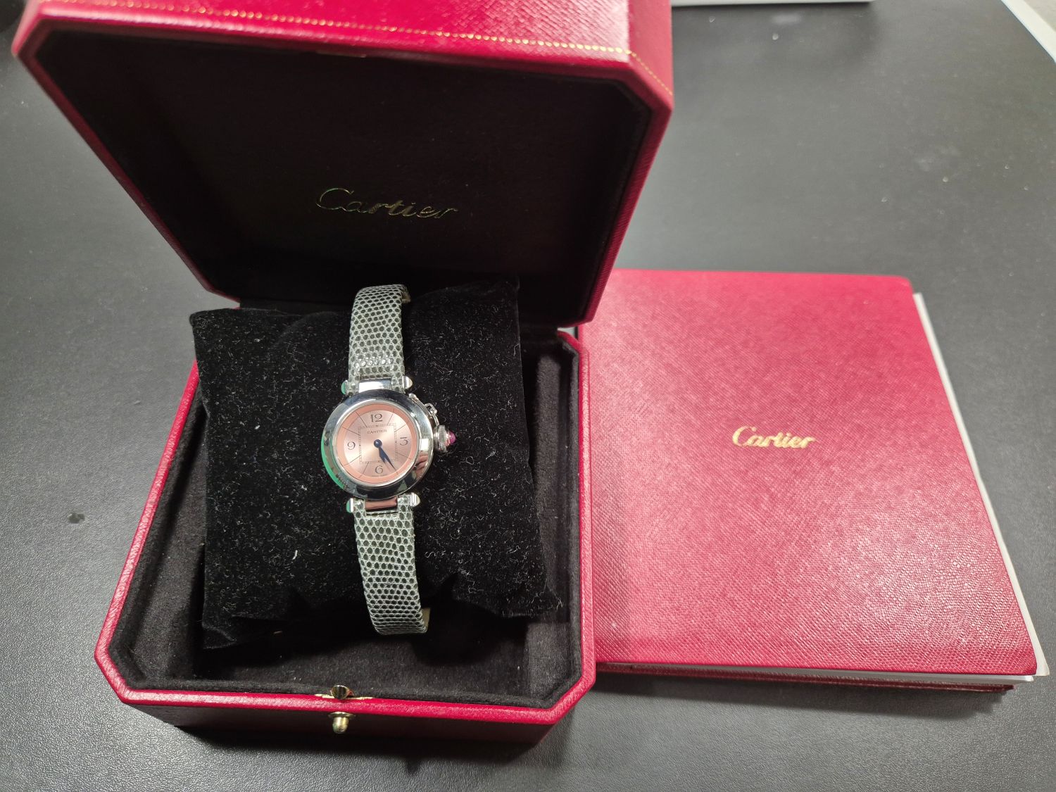 Cartier Pasha Rose Quartz full set – Image 9