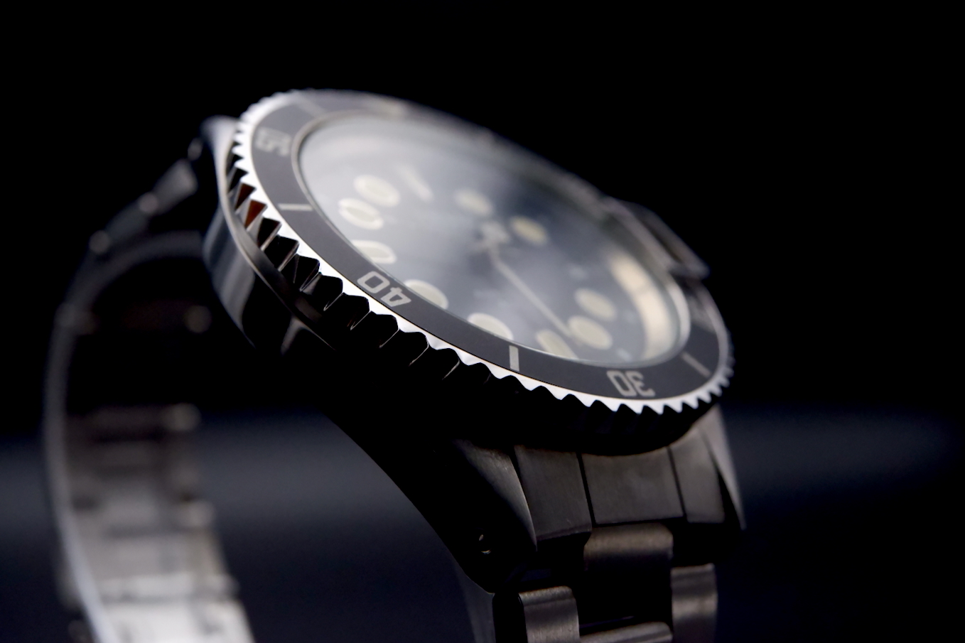 Yema Superman 2 cadran dial noir NOS Vers 1990 – Image 8