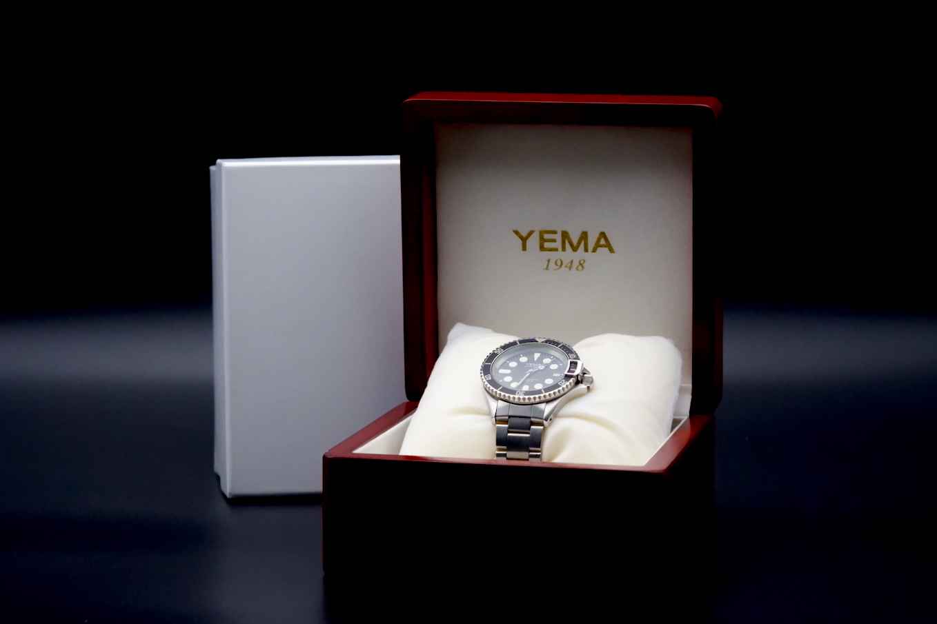 Yema Superman 2 cadran dial noir NOS Vers 1990 – Image 6