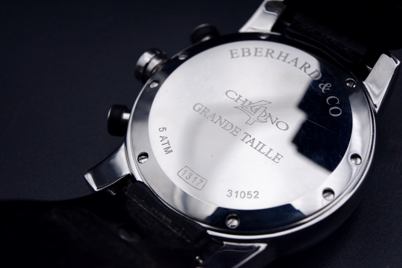 Eberhard & co Chrono 4 grande taille révisée avec écrin – Image 9
