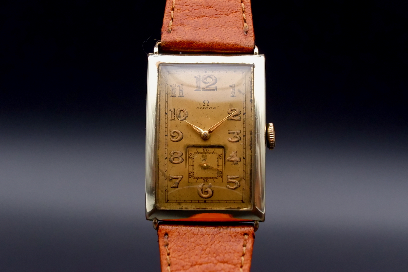 Omega Tank art deco 1930 Grande taille