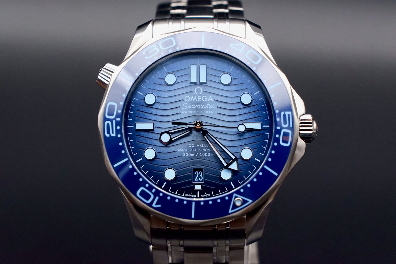 Omega Seamaster Diver 300 M Summer Blue Seamaster Diver 300m 75th Full set 2023 – Image 8