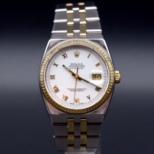Rolex Datejust Oysterquartz Vers 1990 Bicolore lunette striée