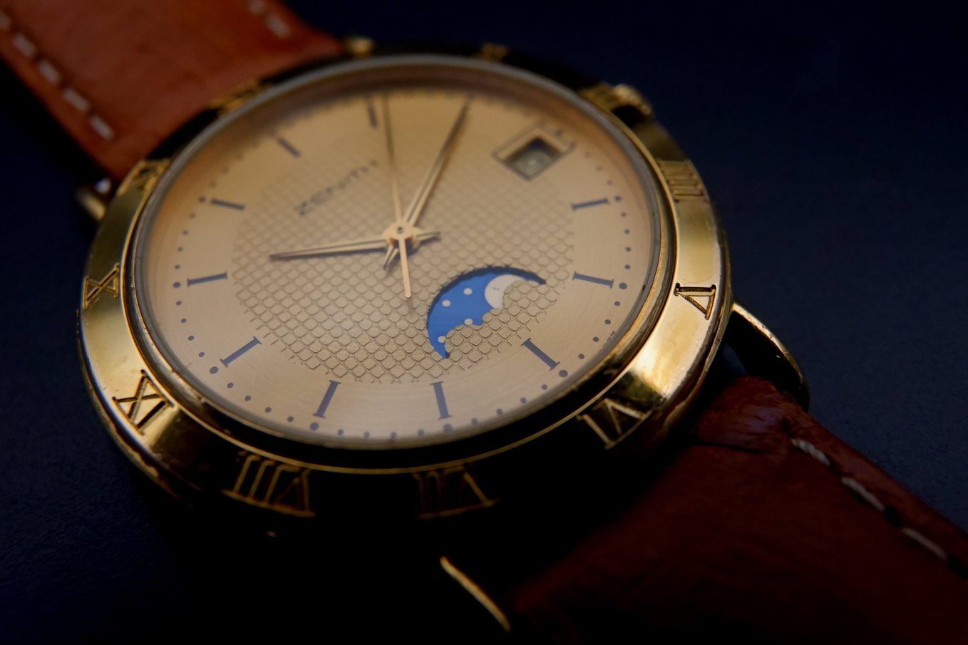 Zenith phase de lune Plaquée or diamètre 32.50 – Image 7