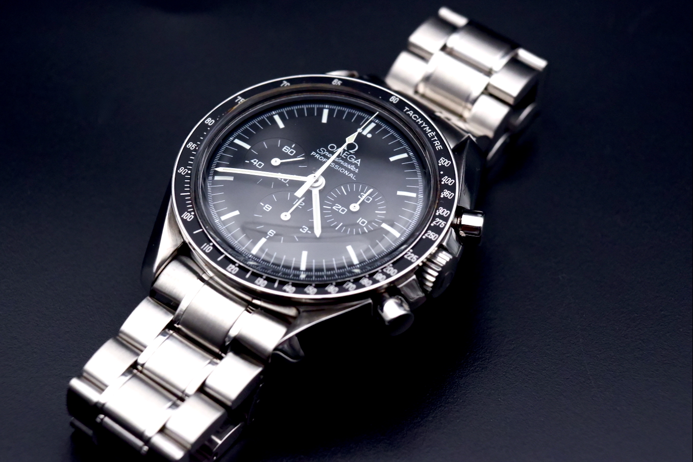 Omega Speedmaster Professional Moonwatch Tritium Révisée TBE Full set