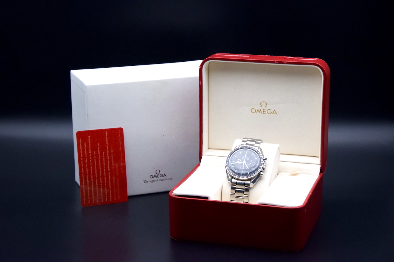 Omega Speedmaster Professional Moonwatch Tritium Révisée TBE Full set – Image 10