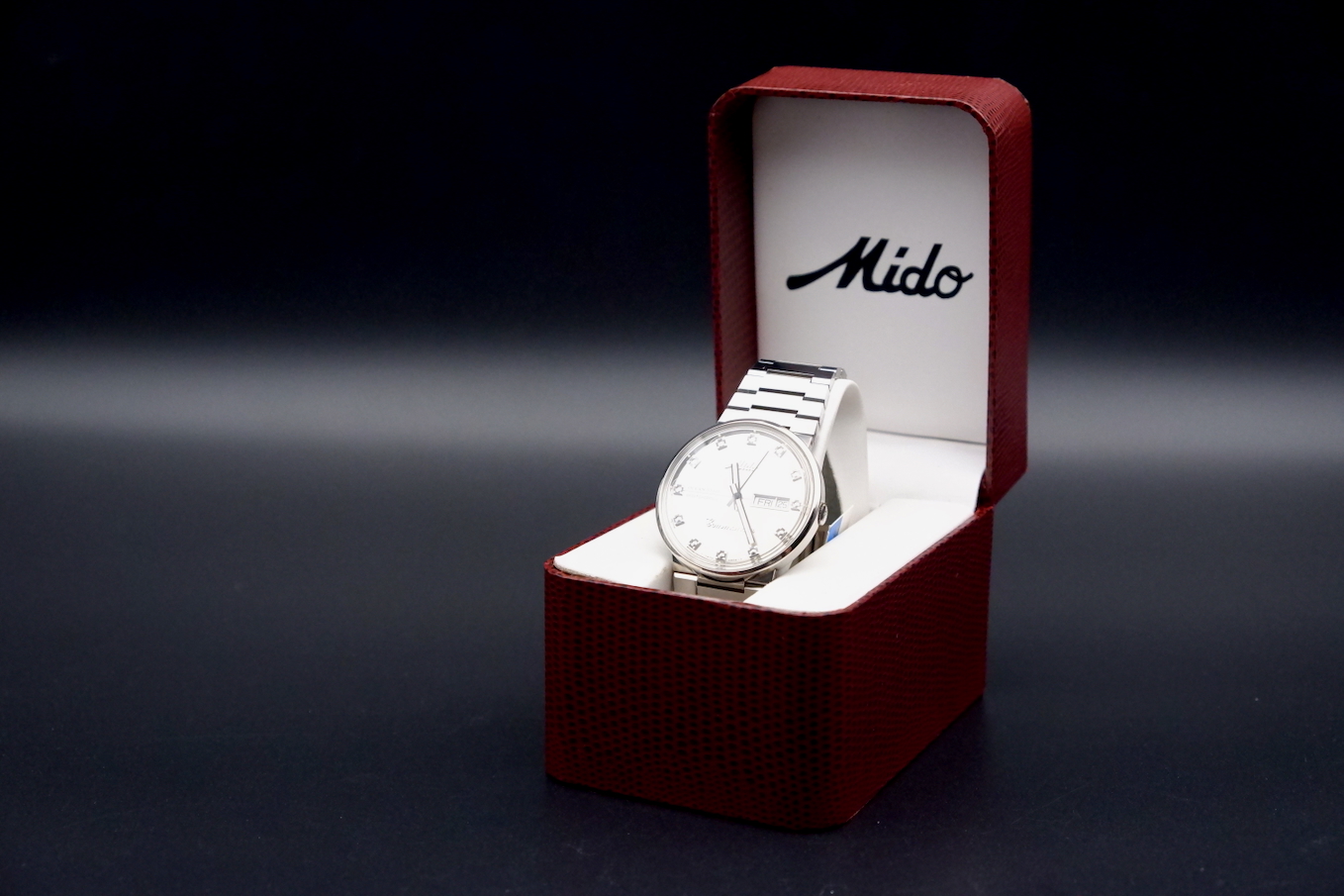 Mido Commander Ocean Star Datoday Commander jamais portée vers 1970 – Image 2