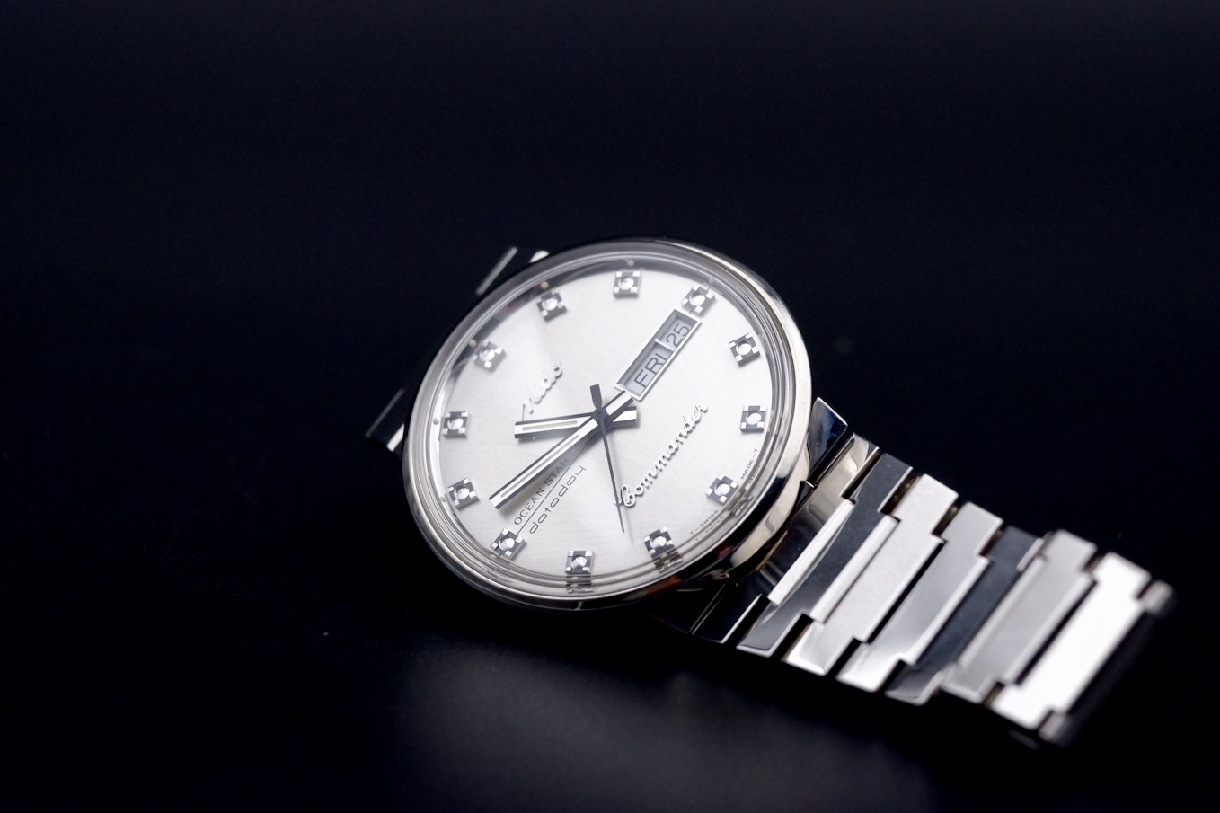 Mido Commander Ocean Star Datoday Commander jamais portée vers 1970 – Image 3