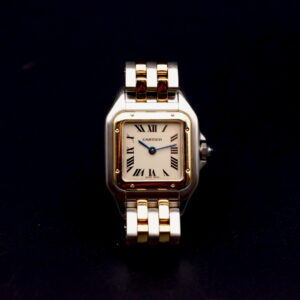 Cartier Panthère 1120 Full set or/acier Révisée TBE