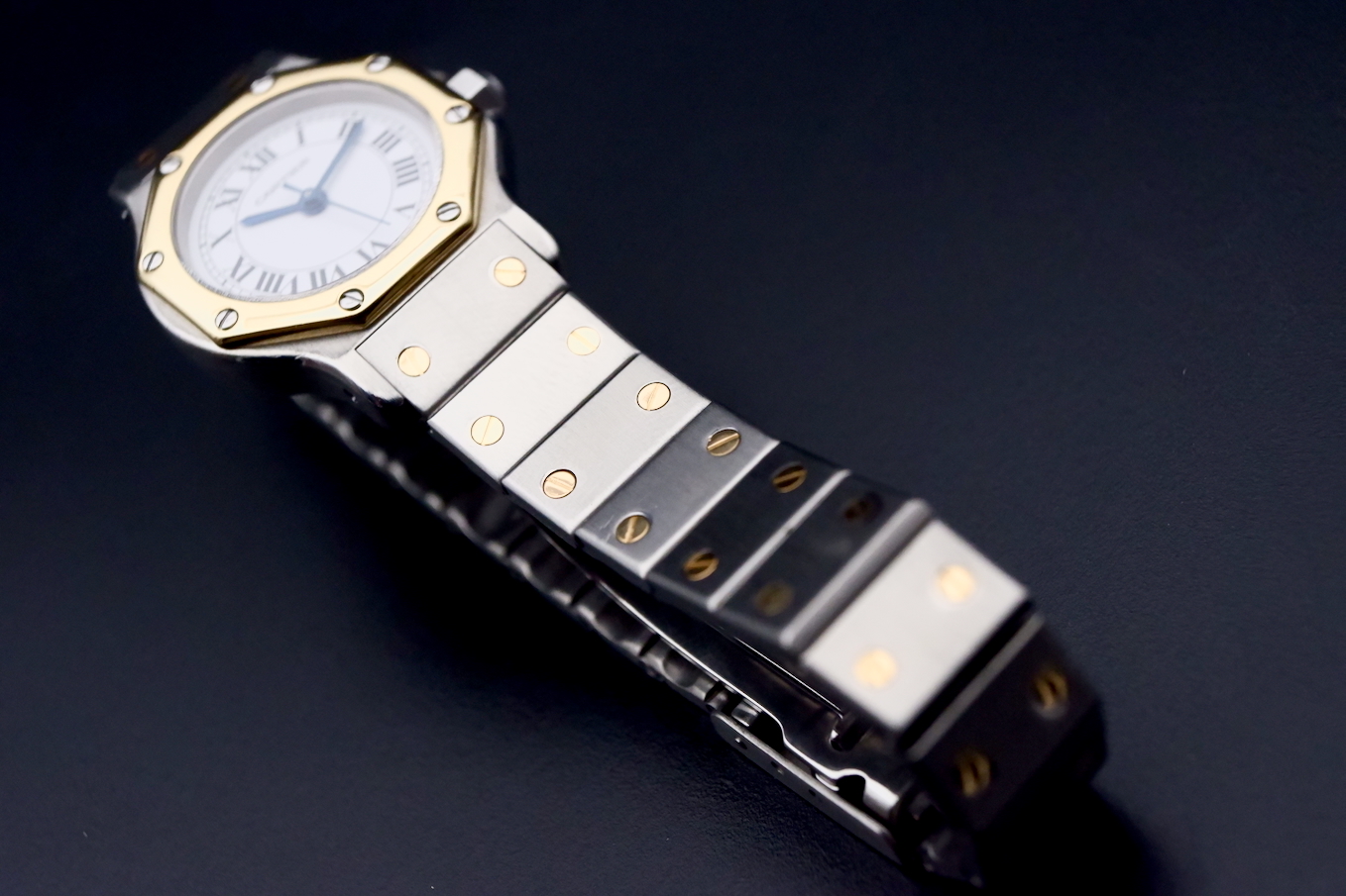 Cartier Santos Ronde 18k Gold Automatik I Révisée TBE – Image 6