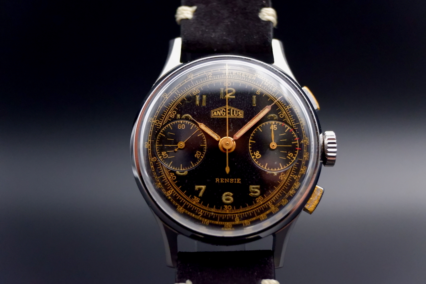 Angelus Rensie Chronographe vers 1950 révisée