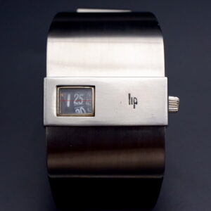 Lip Baschmakoff acier noir acier mécanique heures Sautantes