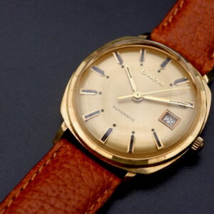 Bulova Automatic Gold plated Révisée écrin Bulova