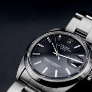 Rolex Oyster Perpetual Révisée TBE 34 mm cadran noir
